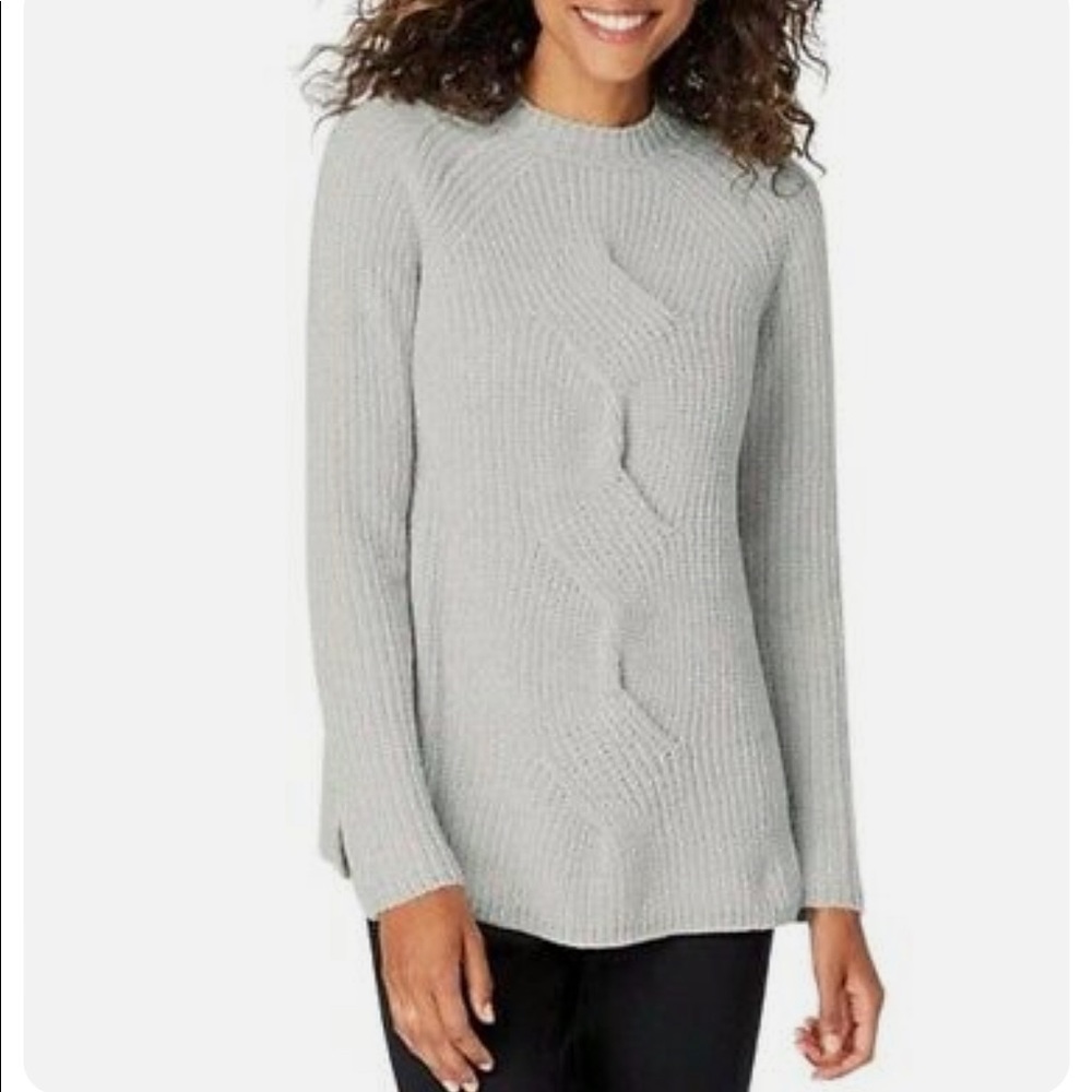 - J.Jill chenille long sleeve sweater pullover size xl